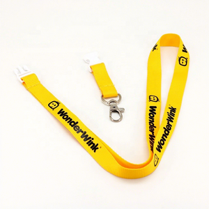 2026 Wholesale Promotional Original Design Short Strap Pen Nylon Lanyard With Key Chains