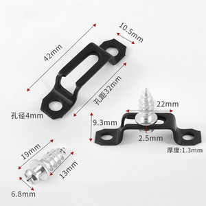 Connecteur de connexion caché 2 en 1, attaches à vis, <span class=keywords><strong>assemblage</strong></span> Simple, armoire, armoire, meubles, quincaillerie, accessoires - Product Image 3