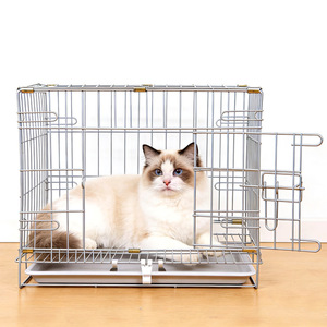 Cage pour chien Petit chien Cage pour <span class=keywords><strong>chat</strong></span> avec toilettes Ménage intérieur animal de compagnie Chien moyen <span class=keywords><strong>chat</strong></span> Villa <span class=keywords><strong>maison</strong></span> - Product Image 1