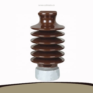 11kV 15kV 22kV Isolateur de poteau en porcelaine haute tension ANSI 57-2 ANSI 57-1 ANSI 57-3 Isolateur de poteau de ligne en céramique - Product Image 1