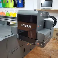 2024 nueva impresora plana Hycan 6090 UV 13200U1 cabezal de impresión 10Pass tinta UV LED luz UV funda de teléfono Metal cerámica azulejo U disco