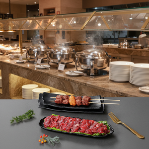 Venta al por mayor <span class=keywords><strong>de</strong></span> <span class=keywords><strong>platos</strong></span> y <span class=keywords><strong>platos</strong></span> <span class=keywords><strong>de</strong></span> sushi para barbacoa <span class=keywords><strong>de</strong></span> cena <span class=keywords><strong>de</strong></span> <span class=keywords><strong>melamina</strong></span> rectangular negra irrompible con logotipo personalizado para restaurante - Product Image 1