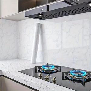 <span class=keywords><strong>Carta</strong></span> <span class=keywords><strong>da</strong></span> <span class=keywords><strong>Parati</strong></span> Autoadesiva per <span class=keywords><strong>Cucina</strong></span>, Adesivo Resistente all'Olio, Impermeabile e Resistente alle Alte Temperature <span class=keywords><strong>con</strong></span> Design Effetto Marmo - Product Image 1