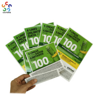 Impresión Personalizada de Folletos Comerciales, Catálogos de Productos, Folletos, Menús, Pósters Grandes, Impresión UV en Papel de Arte de una Sola Página