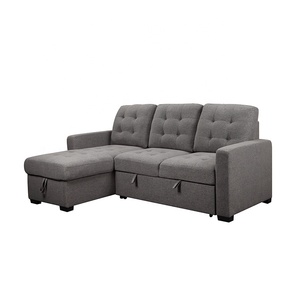 Vendita diretta in fabbrica gratuita a bordo spedizione soggiorno divano ad angolo divano <span class=keywords><strong>letto</strong></span> con contenitore - Product Image 5