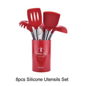 Custom Private Label Logo Trending Home Multifunction 11 Pieces Cooking Silicone Wooden <b>Kitchen</b> <b>Accessories</b> Tools & Gadgets - Product Image 5