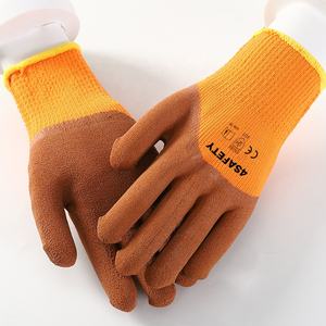 Los guantes de trabajo de seguridad recubiertos de látex térmico de invierno más vendidos en Stock - Product Image 2