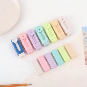 Gommes à effacer simples en forme de cœur pour enfants, fournitures de correction d'écriture mignonnes, adaptées à l'école et aux bureaux d'entreprise - Product Image 2