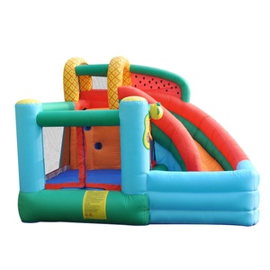 Luar ruangan belakang dapat ditiup rintangan anak-anak istana tiup bola lompat luncuran rumah - Product Image 6