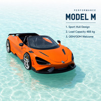 Véhicule Flottant de Location Touristique Yamoo 5 Places, Bateau à Moteur de Sport Nautique, Jet-car de Luxe en Fibre de Verre, Jet-ski Rapide, Vente Directe Usine