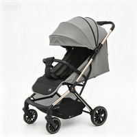 Poussette légère pour bébé, pliable d'une seule main, poussette de voyage portable avec grand pare-soleil, certifiée EN1888, OEM ODM
