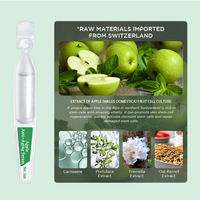 OEM ODM BFS Soin du visage sûr et efficace, anti-âge et anti-rides, raffermissant, liftant, sérum aux cellules souches de pomme naturelles et biologiques, ampoules