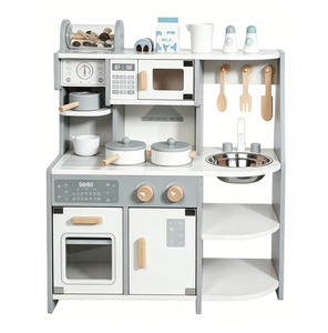 Set Cucina Giocattolo per Bambini, Gioco di Ruolo Educativo, Simulazione di Cucina, Giocattoli per l'Apprendimento e il Divertimento dei Bambini - Product Image 1