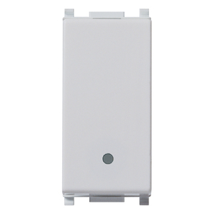 Interruttore a Muro Diverter 1P 16AX Argento 4.1x2.8x5.3cm - Product Image 1