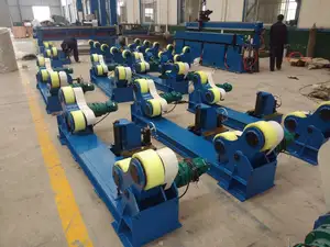 Capacity Polyurethane Wheels Adjustable Welding Rotator