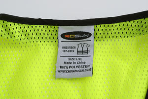 เสื้อกั๊กนิรภัยแอนซี่เสื้อกั๊กสำหรับงานหนักชุดทำงานก่อสร้างปรับแต่งโลโก้ได้ - Product Image 4