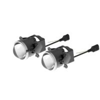 Projecteur antibrouillard bi-LED 3 pouces à double faisceau haut/bas T3 T3Pro 45W 6000K universel pour automobile, lentille de conduite, phare antibrouillard de rechange