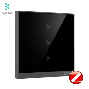 KONKE Home Automation Zigbee Thông Minh Wifi Zigbee Tường Cảm Ứng Chuyển 123 Gang Ánh Sáng Chuyển Đổi - Product Image 1