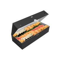Boîtes en papier à pâtisserie jetables Dessert Puff Crepes Bakery Bento Packaging Takeaway Lunch Sushi Box