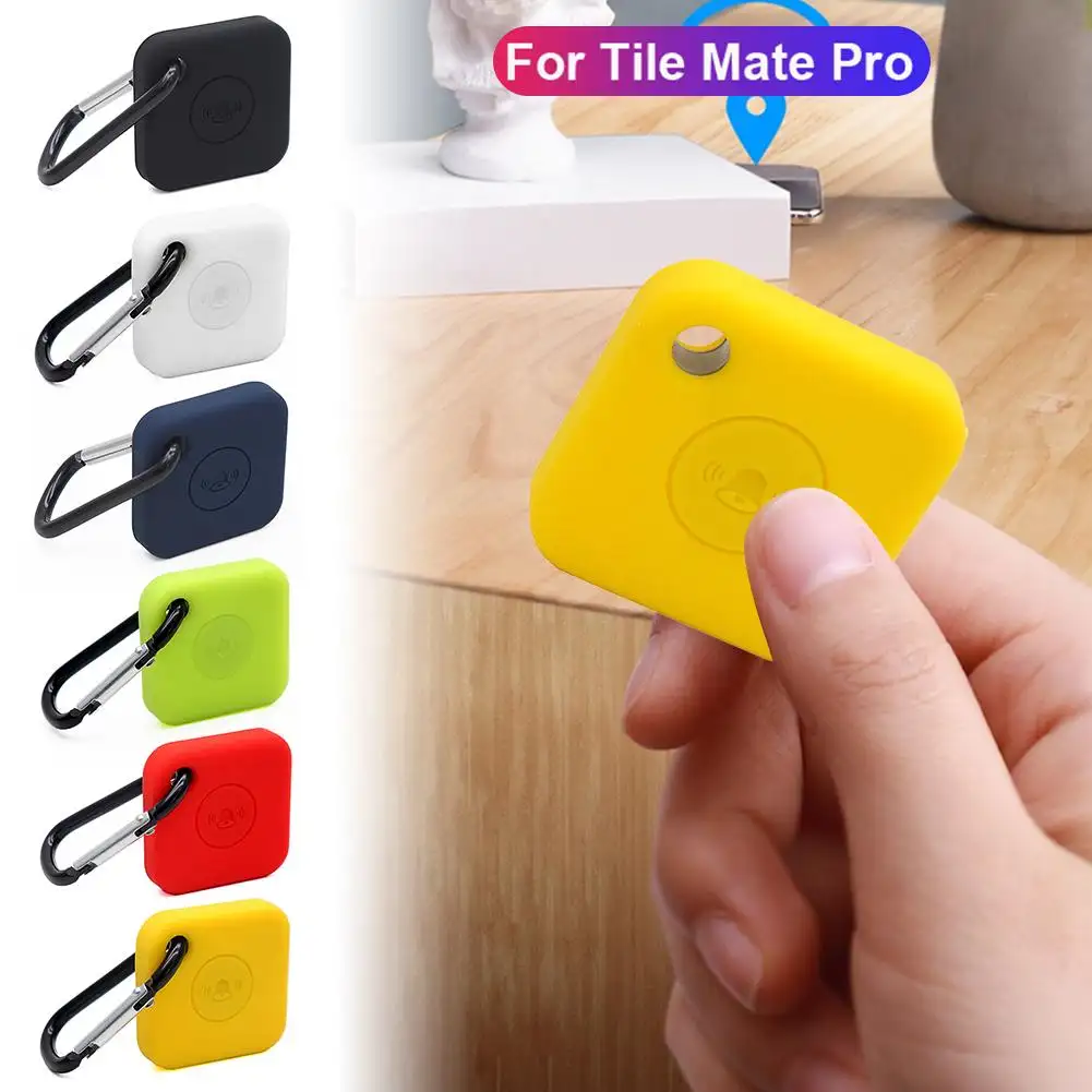 For Tile Mate Pro Silicone Protection Case Portable Anti-seismic Anti-fall Protective Cover Smart Tracker Accessory