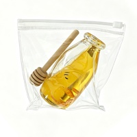 Bouteille de miel en plastique transparente, jouet anti-stress souple et sensoriel à presser, rempli de gel