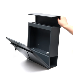 Offres Spéciales boîtes <span class=keywords><strong>aux</strong></span> <span class=keywords><strong>lettres</strong></span> murales en métal de grande capacité personnalisées pour bureau de <span class=keywords><strong>poste</strong></span> - Product Image 4