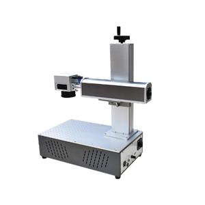 Fiber Laser Engraving Marking <b>Machine</b> for Metal <b>Mugs</b> Cups Tags Nameplates with Motor Pump Gear-650W Power - Product Image 1