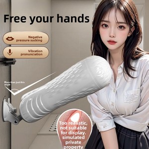 Masturbador Vaginal Realista, Vagina de Bolsillo, TPE, Succión de Presión Negativa, Copa Estimuladora del Clítoris, Sonidos Simulados - Product Image 5