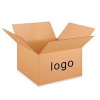 Cajas de Cartón Corrugado Kraft Reciclables con Logotipo Personalizado, Embalaje para Crema de Ojos con Relieve, Carpetas de Envío Móvil Express