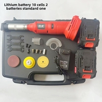 Meuleuse électrique sans fil 600 watts Moteur sans balai Micro sculpture Meuleuse d'angle à long cou Alimentation par batterie 21v