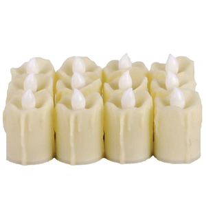 <span class=keywords><strong>Bougie</strong></span> chauffe-plat électronique sans flamme, petites lumières LED blanches crémeuses, longue durée de vie, fonctionne sur piles, sans fumée, sûre - Product Image 3