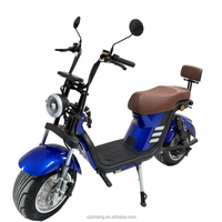 Moto électrique 1500W 60V à pneus larges, batterie 20AH au plomb-acide, freins à disque hydrauliques, amortisseurs à air, vélo électrique pour adultes