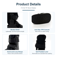 Attelle de cheville et de pied TP Short Walker en gros, certifiée CE ISO, pour la récupération orthopédique des fractures, fournisseur ODM OEM