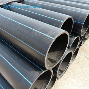 HDPE PE100 <span class=keywords><strong>tuyau</strong></span> d'alimentation en eau en polyéthylène haute densité haute pression taille personnalisée <span class=keywords><strong>20</strong></span>-1200mm diamètre PN6-PN16 noir - Product Image 5