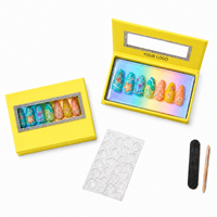 Faux ongles à presser en gros, multicolores thème Océan d'été, personnalisables, fabrication OEM directe usine