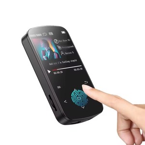 Reproductor MP3/MP4 HiFi Premium Ligero, Pantalla Táctil IPS Sensible, Radio FM, Altavoz, Lector de Libros Electrónicos, Grabadora de Voz Portátil con Clip Trasero - Product Image 1