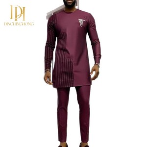 Articles vendus en gros : Nouvel ensemble d'été pour <span class=keywords><strong>homme</strong></span>, <span class=keywords><strong>chemise</strong></span> et pantalon imprimés africains (2 pièces), tailles XS-2XL – Vêtements élégants - Product Image 5