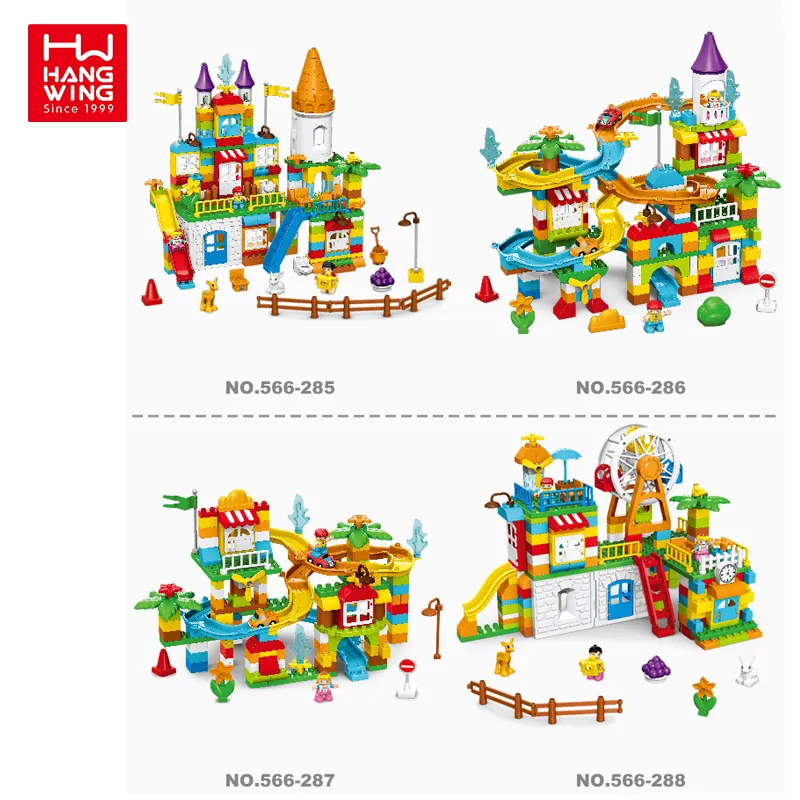 Educational Castle Blocks Diy Brick Plastic Kits Toys Kids Children Ziegel spielzeug Car Building Block Sets for Kids