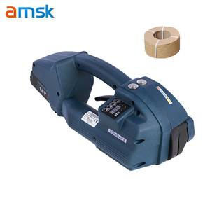 Machine de cerclage PET/PP à batterie portable électrique Q1 pour les travaux d'emballage de panneaux de briques en bois de marchandises lourdes - Product Image 3