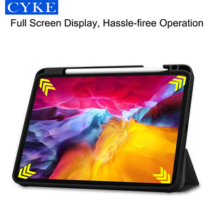 Étui pour tablette personnalisable CYKE avec emplacement pour stylet, support intelligent, coque arrière en TPU pour <span class=keywords><strong>Apple</strong></span> <span class=keywords><strong>iPad</strong></span> <span class=keywords><strong>Pro</strong></span> <span class=keywords><strong>11</strong></span> pouces 2021 - Product Image 4