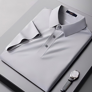 Nouveau Polo Homme Tendance 2026 – Simple, Décontracté, en Coton Pur, Respirant, Anti-boulochage, Polyvalent - Product Image 2