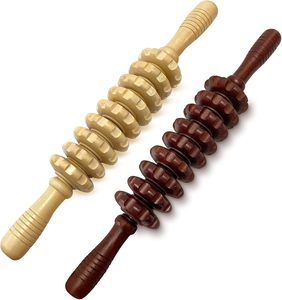 Kit de Herramientas de Madera para Terapia de Masaje, Masajeador Linfático de Madera para Moldear el Cuerpo, Herramientas de Gua Sha de Madera para la Celulitis - Product Image 1