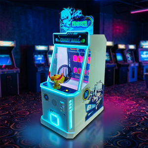 Machine de jeu d'aventure à billes à monnayeur avec écran HD et LED lumineuses, mini lanceur de balles électronique pour centres commerciaux et salles de jeux - Product Image 3