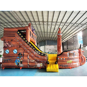 Grand toboggan aquatique <span class=keywords><strong>gonflable</strong></span> commercial en forme de <span class=keywords><strong>bateau</strong></span> <span class=keywords><strong>pirate</strong></span>, combo aire de jeux <span class=keywords><strong>gonflable</strong></span> pour <span class=keywords><strong>location</strong></span> de fêtes d'enfants - Product Image 3