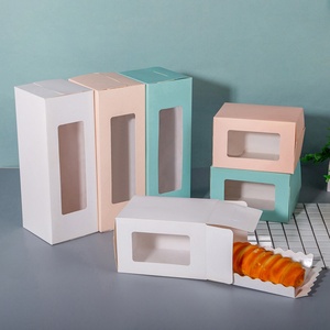 Transparent Cake Roll Packaging Box with Window Tiramisu Baking Packaging Box Rectangular Mousse Cake Box Wholesale - Product Image 2