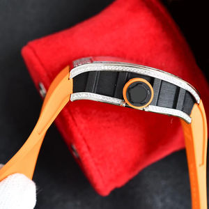 Relojes Mecánicos de Lujo para Hombre con Movimiento Tourbillon de Moda con Incrustaciones de Diamantes y Morganita, Relojes Mecánicos de Lujo - Product Image 6