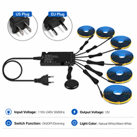 Kit de bande LED COB 12V à intensité variable par commande tactile pour éclairage de cuisine, armoire, placard, décoration intérieure