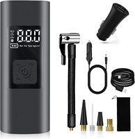 Compresseur d'air pour voiture HF2066 en gros, mini gonfleur de pneus multifonction, moteur puissant, haute puissance, pompe à air numérique à LED automatique
