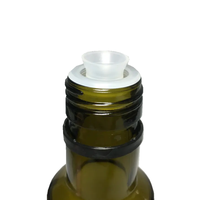 Stock 31-500 Bouchons verseurs en plastique PP noir anti-effraction 31,5*24mm Bouchon ROPP pour bouteilles d'huile d'olive avec insert