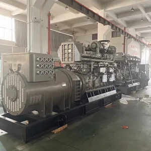 Yuchai 650KW 슈퍼 사일런트 타입 디젤 발전기 세트 엔진 750KW 공급 전기